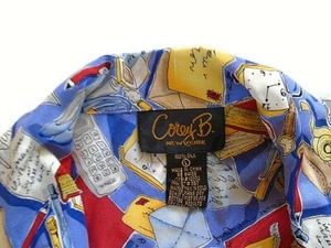 Corey B. women's silk shirt size L Multicolor - Picture 1 of 3