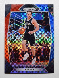 2017-18 Panini Prizm Prizms Red White and Blue #223 Bojan Bogdanovic