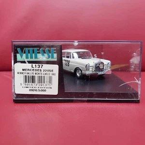 Vitesse L137 MERCEDES 220SE Winner Rallye Monte-Carlo 1960 Lim. Ed. 1/43 MIB ... - Picture 1 of 5