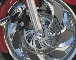 2013 Harley Road Glide Front Brake Disc Rotor Set DNA SPECIALTY STORM CHROME - Picture 1 of 14