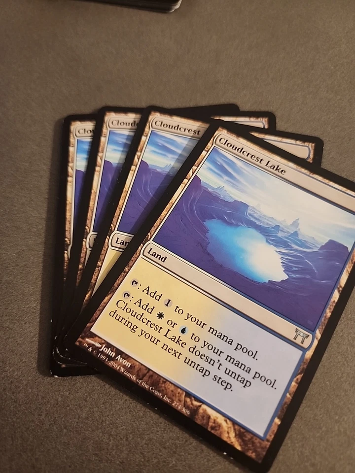 Light Play x 4 Cloudcrest Lake Champions of Kamigawa NM m14 - Image 1 of 1