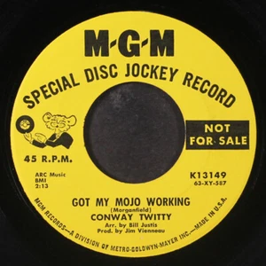 CONWAY TWITTY: got my mojo working / she ain't no angel MGM 7" Single 45 RPM - Picture 1 of 2