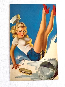 Quadro mutoscopio Pinup Girl anni '40 - Colpisci il mazzo di Zoe Mozert - Foto 1 di 2