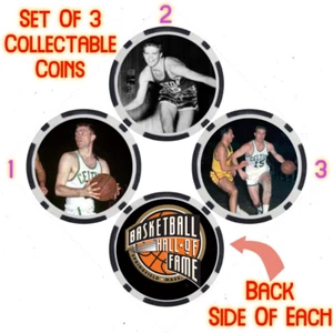 TOM HEINSOHN - BASKETBALL HALL OF FAME - COLLECTABLE COIN SET - Picture 1 of 2