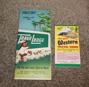 Vintage Travelodge The Best Western Travel Guide Directory Travel Brochures - Picture 1 of 7
