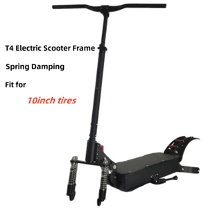 T4 Electric Scooter Frame fit for 10 inch tires Aluminium Alloy spring damping - Picture 1 of 10