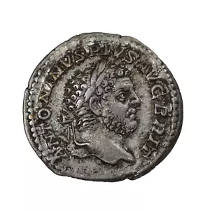 Caracalla 198-217 AD AR Silver Denarius RIC.225 Ancient Roman Coin - Picture 1 of 2