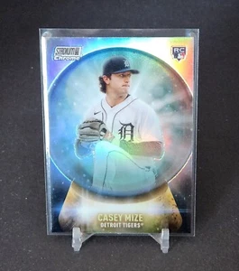 2021 Topps Stadium Club Chrome CB-5 Casey Mize RC Crystal Ball Wave Refractor - Picture 1 of 2