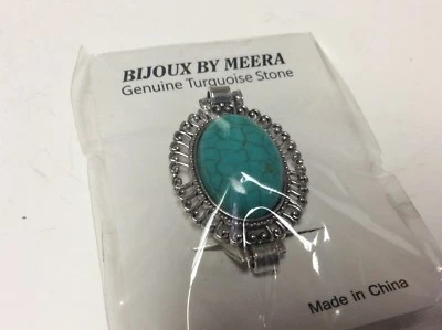 Deseable pulsera piedra turquesa, nueva en paquete, muy bonita encontrar J654 Foto 1 de 4