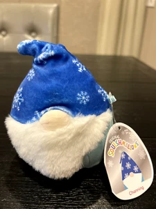 Neu mit Etikett Squishmallows Holiday Christmas Channing the Gnome 2021 4,5 Zoll Kellytoy - Bild 1 von 4