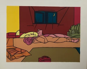 Valerio Adami lithographie originale sur vélin art abstrait abstraction abstract - Picture 1 of 1