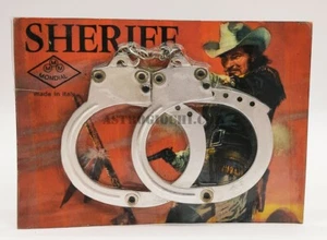 MONDIAL MANETTE SCERIFFO VINTAGE '70 NEW IN BOX SHERIFF WESTERN TOY GUN - Picture 1 of 2