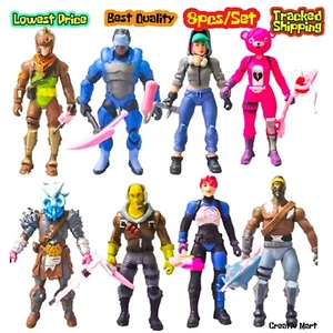 8pc/Set Fnite Battle Royale Season 8 PVC Fort Action Figure Cake Topper Toy - Picture 1 of 9