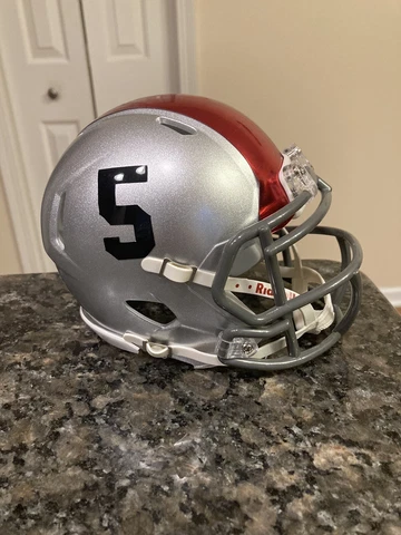 Ohio State Buckeyes 2011 Pro Combat Alternate Mini Football Helmet 1961 Tribute Cover