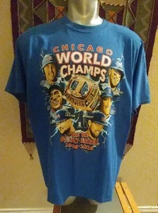 CHICAGO CUBS WORLD CHAMPS T-SHIRT " WE'RE GOAT-LESS! XL 1908-2016 - NEU - Bild 1 von 4