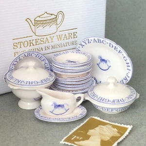 NEW Doll's House Bone China ' 4 Place Dinner Service' by STOKESAY WARE (838) - Picture 1 of 20