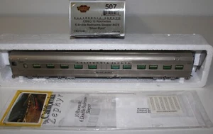 Coche cama Broadway Limited HO 507 California Zephyr CB&Q Silver Point #423 - Imagen 1 de 7