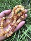 Natural Amber Stone. Amber Beads