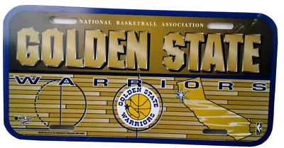 NBA California Golden State Warriors License Plate                          (48) - Image 1 of 4