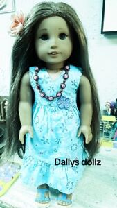 American Girl 18” Doll Girl Of The Year Kanani Akina 2011 Retired - With Defect