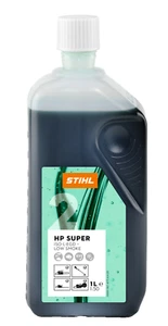 1L Stihl Genuine Green 07813198053 HP Super 2-Stroke Engine Oil Low Smoke Clean - Picture 1 of 12