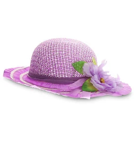 Mozlly Tea Party Cute Hats for Girls and Boys - One Size, 7.75 Inches - Purple - Picture 1 of 7