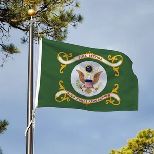 Bandera retirada del ejército de Estados Unidos AGAS MFG - Nailon 200D impresa - Imagen 1 de 9