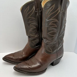 Botas de Vaquero Nocona Hombre 9 1/2 D Cuero de Vaca Marrón Chocolate - Imagen 1 de 11