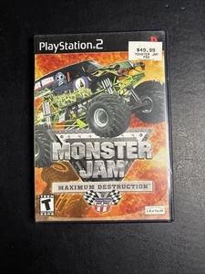 Monster Jam: Maximum Destruction (Sony PlayStation 2 PS2, 2002) Complete Tested - Picture 1 of 5