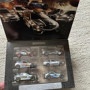 Hot Wheels ZAMAC 6 Set Box HONDA Civic PORSCHE MERCEDES TOYOTA BMW Z4 FORD 2025 - Imagen 1 de 7