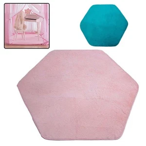 Hexagon Design Princess Rug for Kids Play Baby Crawling Mat Game Blanket - Photo 1/6