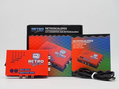 RetroScaler 2x AV, RCA or S-Video to HDMI Converter NEW & Original Packaging for SNES B-Stock - Image 1 of 4