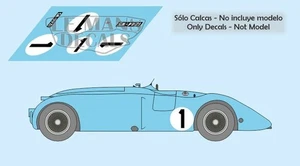 Decals Bugatti T57C Tank Le Mans 1939 1 1:32 1:43 1:24 1:18 64 87 calcas - Picture 1 of 1