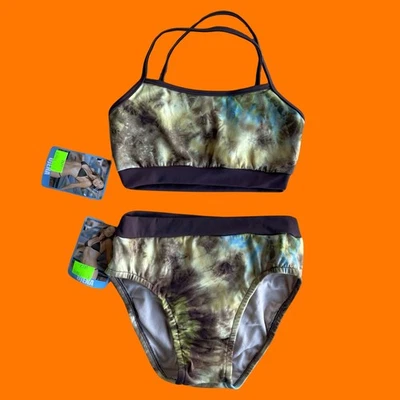 Bikini vintage años 90 ombre tie dye cintura alta XS ujena *sin existencias* Foto 1 de 4