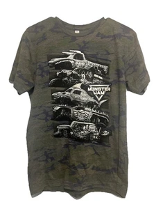 Camiseta Monster Jam Camuflada Talla Mediana - Imagen 1 de 4