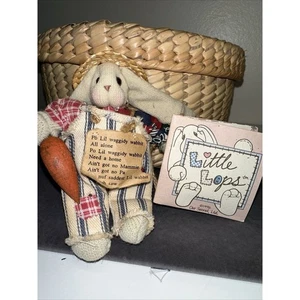 Little Lops Unser Geheimnis Erstausgabe Waise trauriges Häschen Kaninchen Joey Lopsmith 4,5 Zoll - Bild 1 von 7