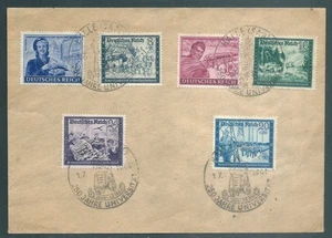 GERMANY 1944 Postal Workers SET on cover - Picture 1 of 2