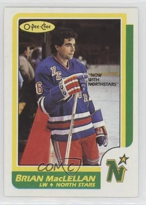 1986-87 O-Pee-Chee Brian MacLellan #33 - Image 1 of 2