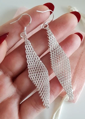 Edle 925 SILBER kleine große runde Creolen LANGE OHRRINGE Ohrstecker HÄNGER Ring - Bild 1 von 3