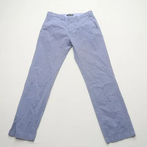 Banana Republic Mens Kentfield Pants Size 30 x 30 Blue Cotton Chino Trousers - Picture 1 of 9