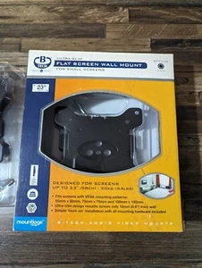 Computer Monitor Wall Mount, Slimline VESA Mount For Computer Monitors - Picture 1 of 2