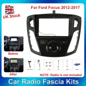 9" 2 DIN Autoradio Radio Blende Platte Panel Rahmen Kits für Ford Focus 2012-2017 - Bild 1 von 6