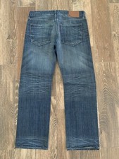 H&M BRAGG JEANS MENS 33/32 Fitted Waist Straight Leg