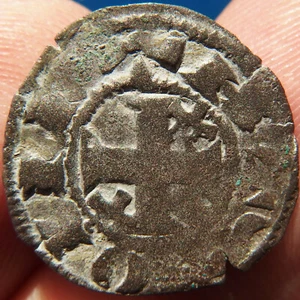 MEDIEVAL SPANISH KNIGHTS TEMPLAR CROSS COIN EUROPEAN CRUSADER 11-12th Cent #19 - Picture 1 of 4