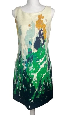 Eliza J New York Cotton Sleeveless Floral Print Dress Women’s Size 6 - Image 1 of 4