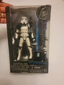 Star Wars The Black Series Blue Line Sandtrooper 6 figuras nueva caja dañada - Imagen 1 de 6
