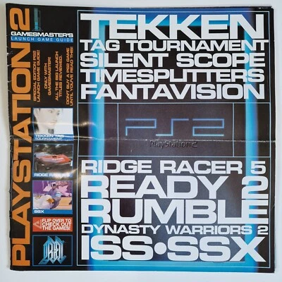 Games Master PlayStation 2 Launch Game Guide Magazine Booklet 2000 Tekken SSX - Bild 1 von 4
