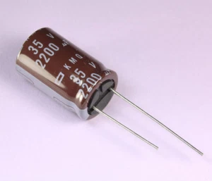 4pcs Nippon Chemi-con KMQ 2200uF 35v 105c Radial Electrolytic Capacitor - Picture 1 of 1