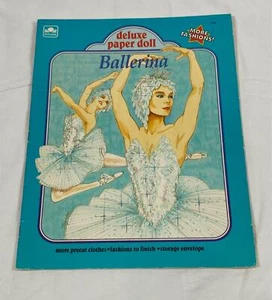 Golden Books BALLERINA 1991 Deluxe Paper Doll NEW UNCUT - Picture 1 of 9