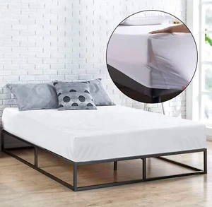 King Size Waterproof Fitted Elastic Bamboo Mattress Pad Cover Protector 15" Deep - Picture 1 of 5